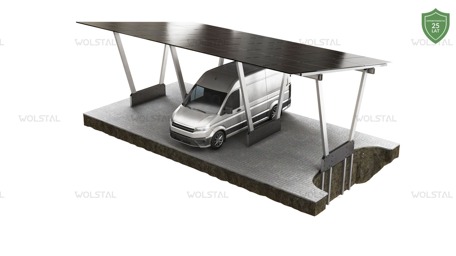 wolstal pv - CARPORT kafarowany Premium Bus